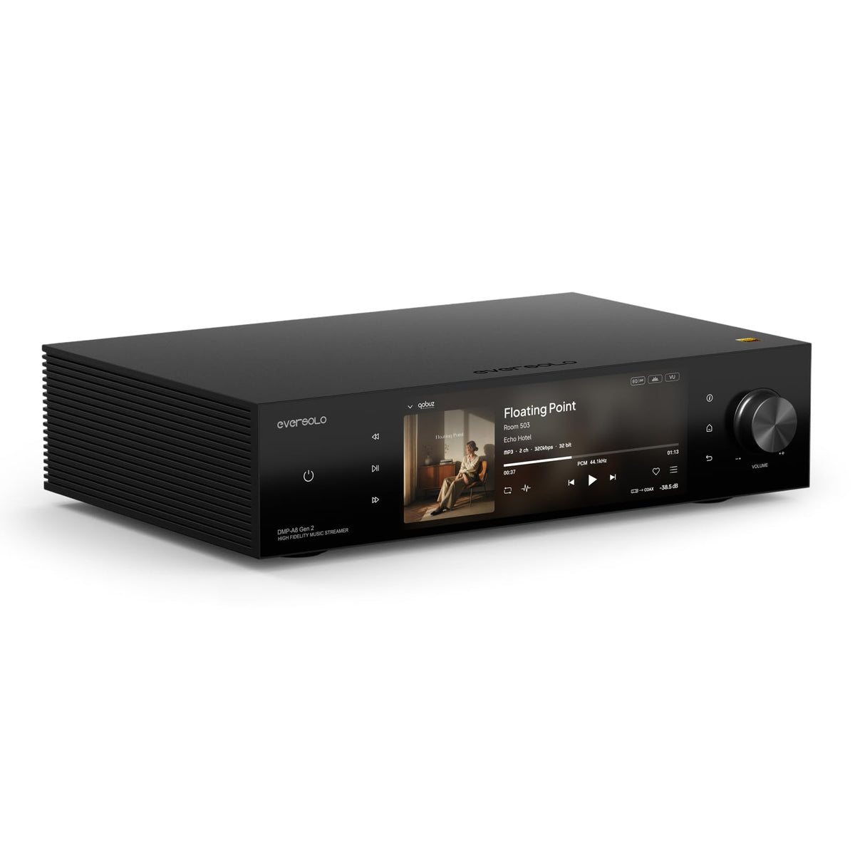 DMP-A8 Master Edition Gen 2 HiFi Music Streamer|DAC|Analog preamp|CD Player|8GB DDR5+64GB eMMC|AK4499EXEQ+AK4191EQ DAC|WiFi 6&SFP Fiber Network|Spotify Connect Lossless|Custom CD-Player|SNR&DNR 129dB