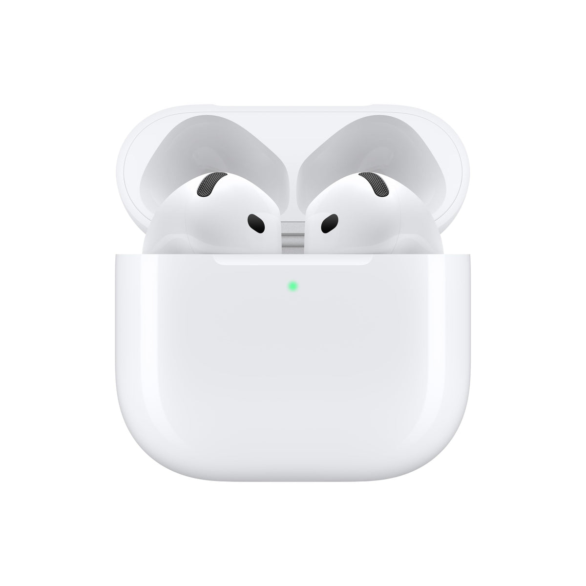Apple AirPods 4 Wireless Earbuds, Bluetooth Headphones, with Active Noise Cancellation, Adaptive Audio, Transparency Mode, Personalized Spatial Audio, USB-C Charging Case with AppleCare+ (2 Years)