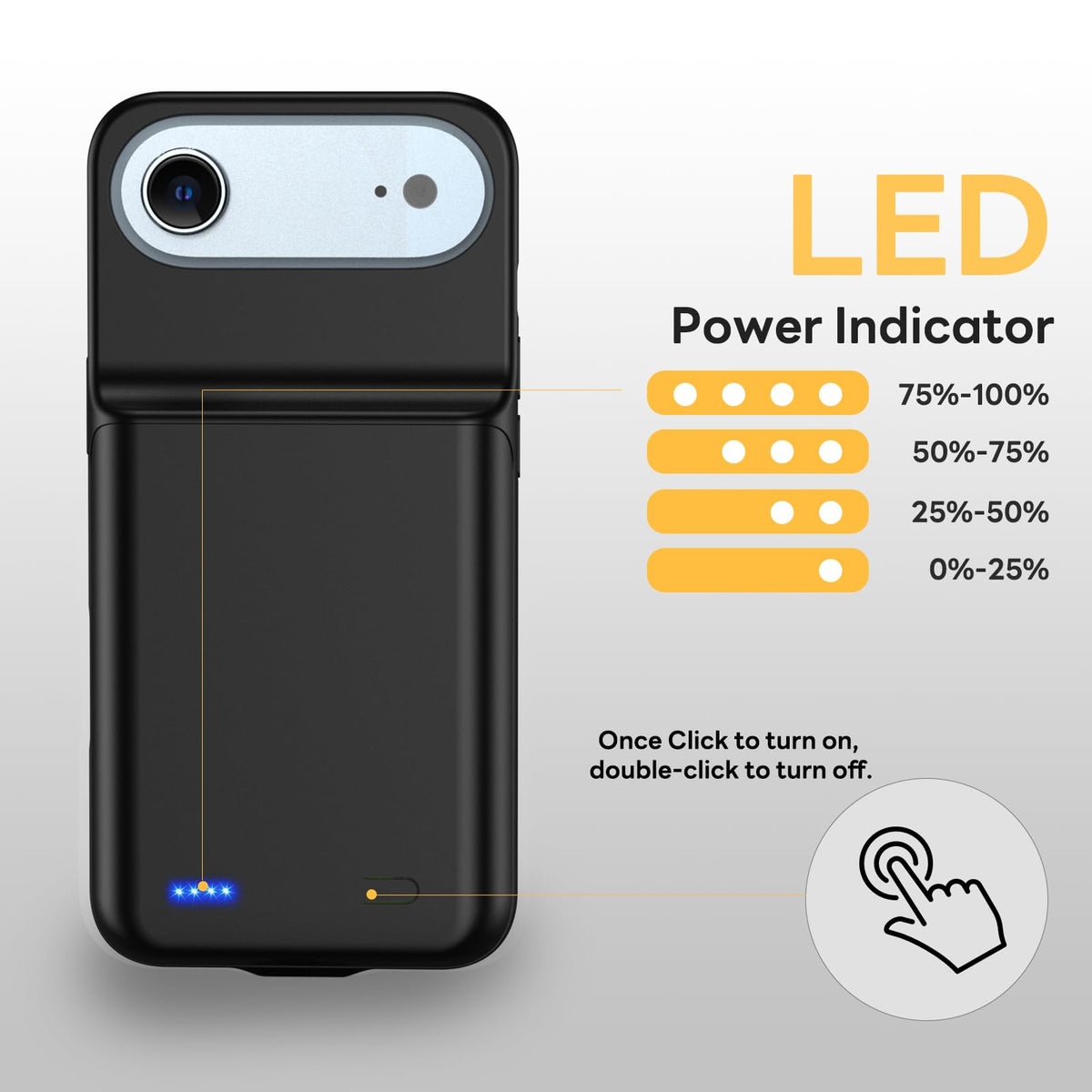 13800mAh Battery Case for iPhone 14 Pro Max/13 Pro Max/12Pro Max/14 Plus (6.7 inch) [2026 Upgraded] High Capacity Extended Charging Case Charger Battery Pack with Tempered Glass Screen Protector