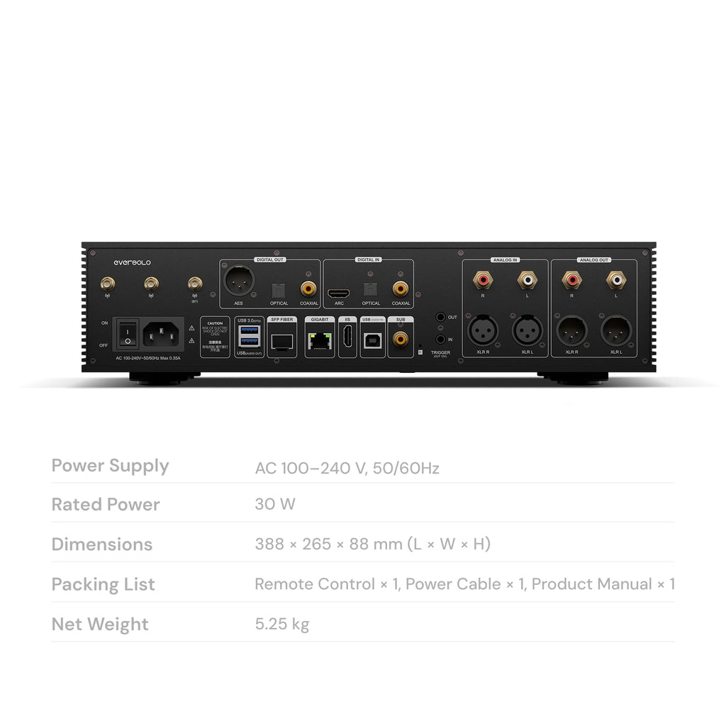 DMP-A8 Master Edition Gen 2 HiFi Music Streamer|DAC|Analog preamp|CD Player|8GB DDR5+64GB eMMC|AK4499EXEQ+AK4191EQ DAC|WiFi 6&SFP Fiber Network|Spotify Connect Lossless|Custom CD-Player|SNR&DNR 129dB