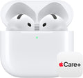 Apple AirPods 4 Wireless Earbuds, Bluetooth Headphones, with Active Noise Cancellation, Adaptive Audio, Transparency Mode, Personalized Spatial Audio, USB-C Charging Case with AppleCare+ (2 Years)