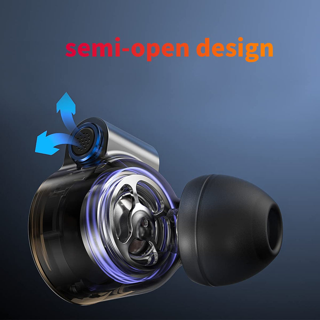 FIIO FD3 PRO Earphones in-Ear Earbuds High Resolution 1DD Deep Bass Detachable MMCX Connector with 2.5/3.5/4.4mm Plugs DLC Black