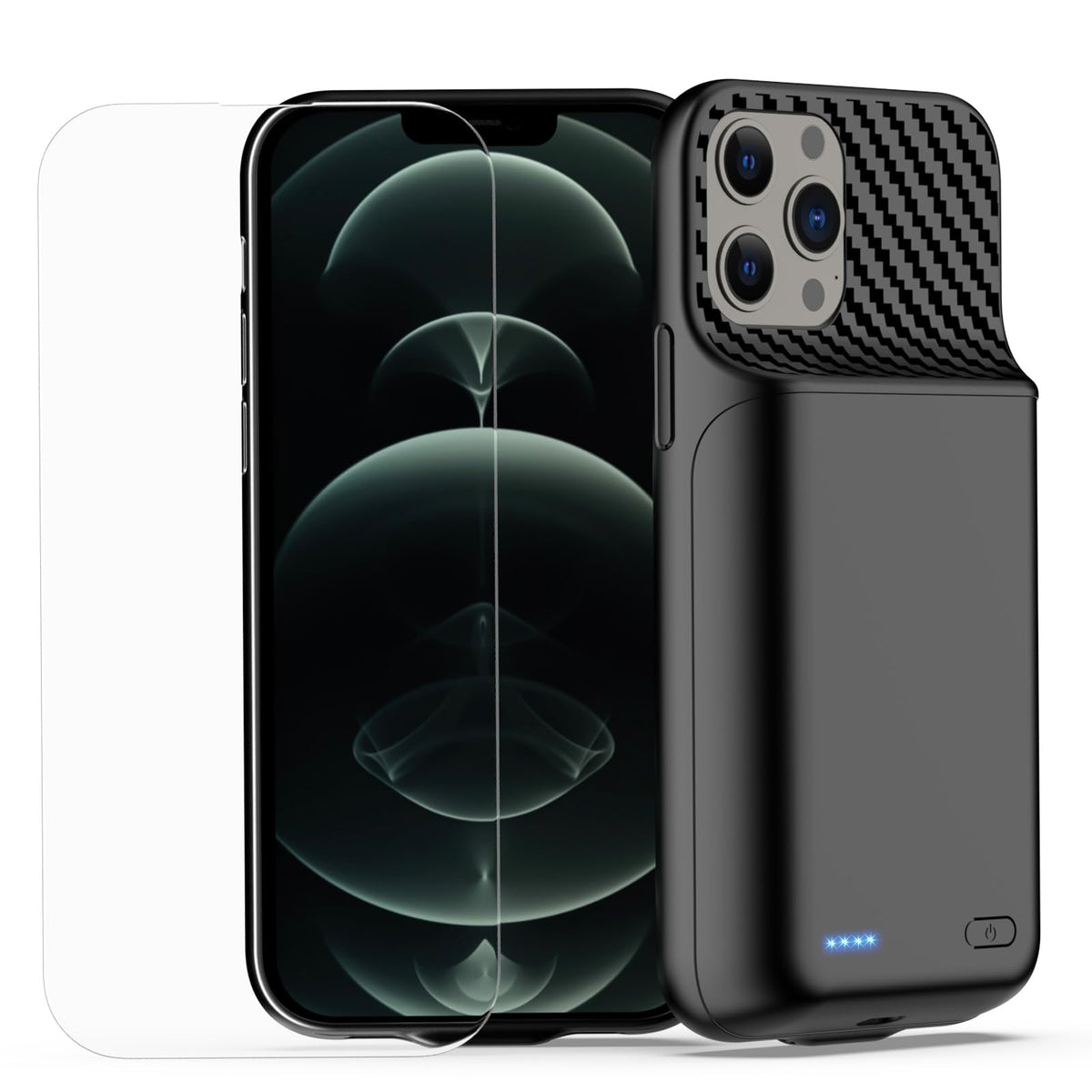 13800mAh Battery Case for iPhone 14 Pro Max/13 Pro Max/12Pro Max/14 Plus (6.7 inch) [2026 Upgraded] High Capacity Extended Charging Case Charger Battery Pack with Tempered Glass Screen Protector