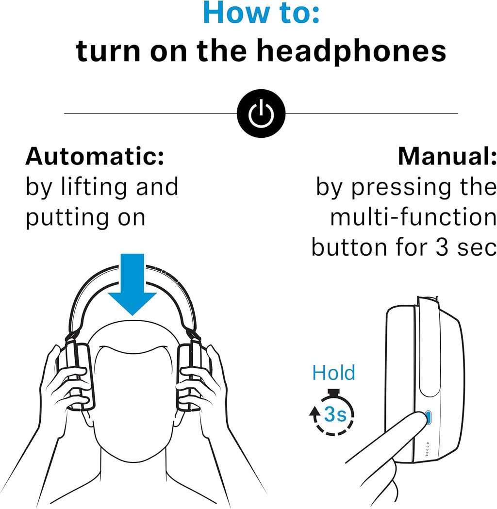 Sennheiser Momentum 4 Wireless Headphones, Bluetooth, ANC, 60h Battery