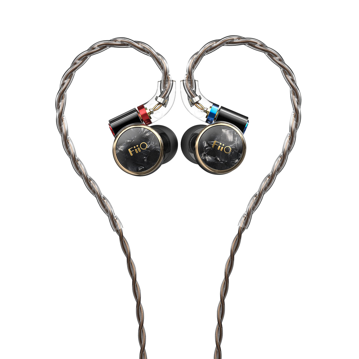 FIIO FD3 PRO Earphones in-Ear Earbuds High Resolution 1DD Deep Bass Detachable MMCX Connector with 2.5/3.5/4.4mm Plugs DLC Black