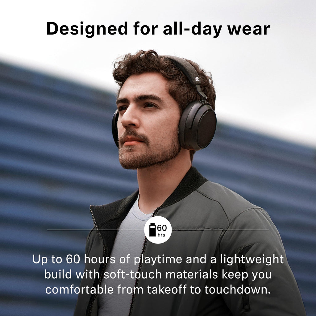 Sennheiser Momentum 4 Wireless Headphones, Bluetooth, ANC, 60h Battery